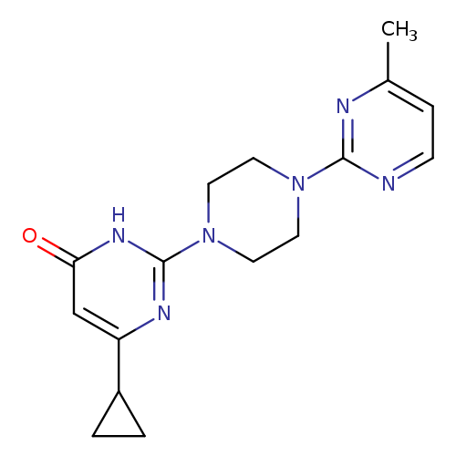 6-cyclopropyl-2-[4-(4-methylpyrimidin-2-yl)piperazin-1-yl]-3,4-dihydropyrimidin-4-one