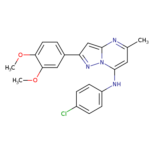N-(4-chlorophenyl)-2-(3,4-dimethoxyphenyl)-5-methylpyrazolo[1,5-a]pyrimidin-7-amine