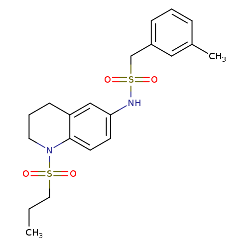 1-(3-methylphenyl)-N-[1-(propane-1-sulfonyl)-1,2,3,4-tetrahydroquinolin-6-yl]methanesulfonamide