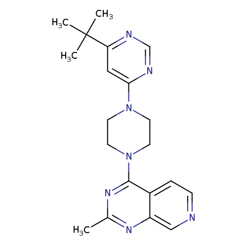 4-tert-butyl-6-(4-{2-methylpyrido[3,4-d]pyrimidin-4-yl}piperazin-1-yl)pyrimidine