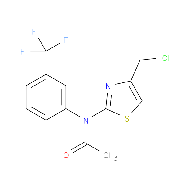N-(4-(Chloromethyl)thiazol-2-yl)-N-(3-(trifluoromethyl)phenyl)acetamide