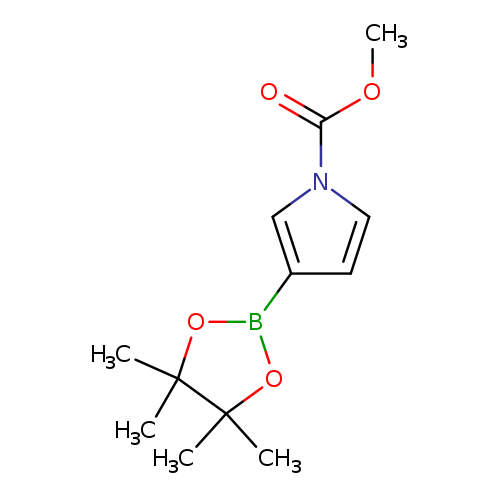 1H-Pyrrole-1-carboxylic acid, 3-(4,4,5,5-tetramethyl-1,3,2-dioxaborolan-2-yl)-, methyl ester