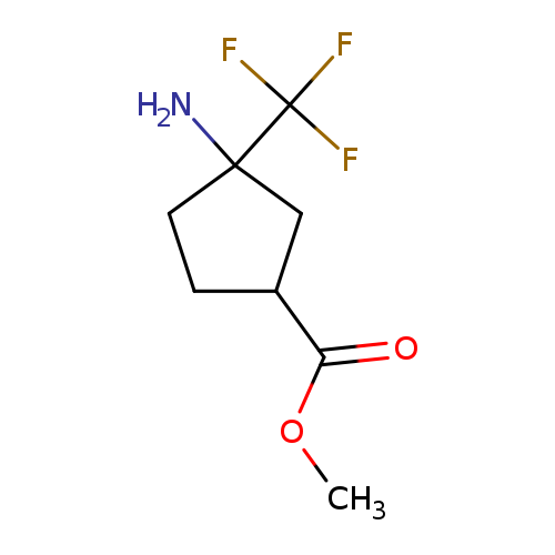 methyl3-amino-3-(trifluoromethyl)cyclopentane-1-carboxylate