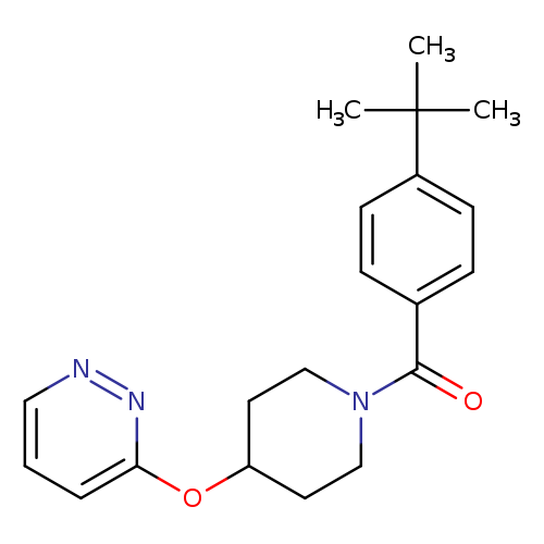 3-{[1-(4-tert-butylbenzoyl)piperidin-4-yl]oxy}pyridazine