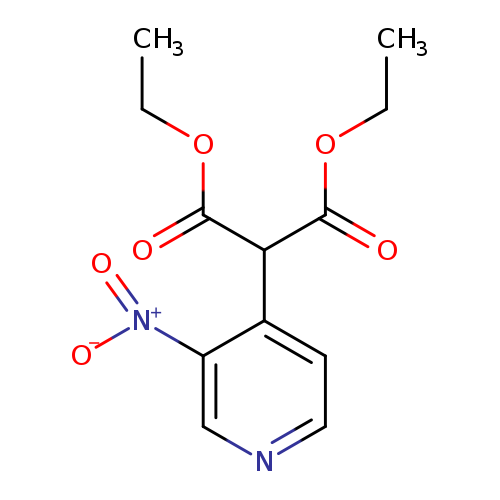 Propanedioic acid, (3-nitro-4-pyridinyl)-, diethyl ester