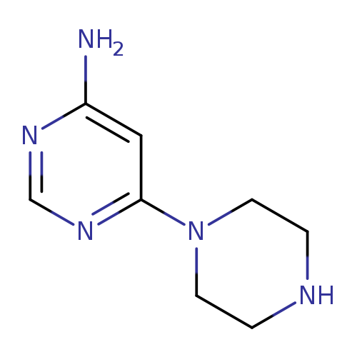 4-Pyrimidinamine, 6-(1-piperazinyl)-
