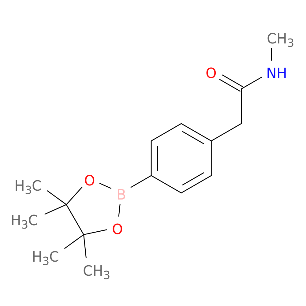 4-(N-Methylaminocarbonyl)methylphenylboronic acid, pinacol ester