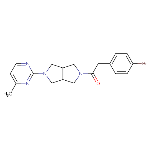 2-(4-bromophenyl)-1-[5-(4-methylpyrimidin-2-yl)-octahydropyrrolo[3,4-c]pyrrol-2-yl]ethan-1-one