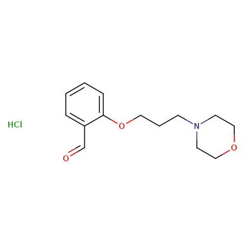 2-[3-(4-morpholinyl)propoxy]benzaldehyde hydrochloride
