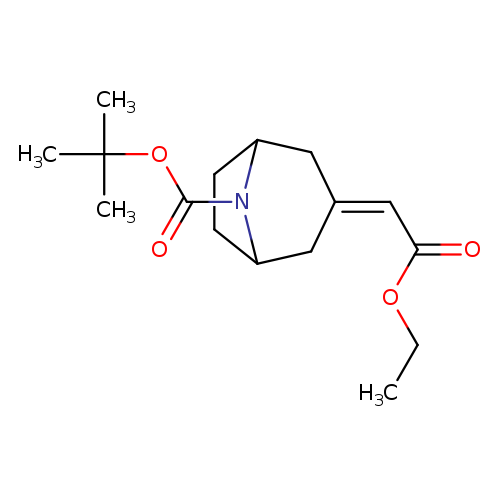 tert-Butyl 3-(2-ethoxy-2-oxoethylidene)-8-azabicyclo[3.2.1]octane-8-carboxylate