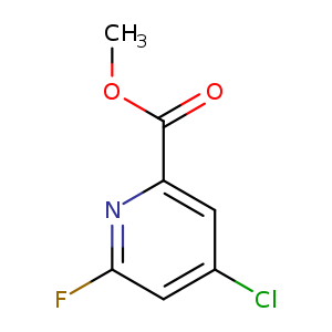 methyl 4-chloro-6-fluoropyridine-2-carboxylate