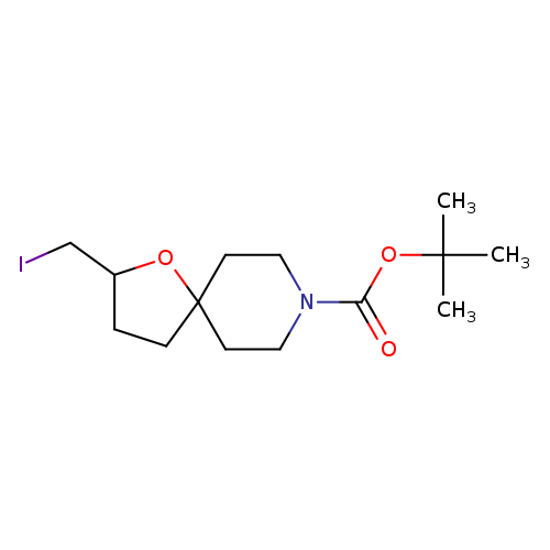 tert-Butyl 2-(iodomethyl)-1-oxa-8-azaspiro[4.5]decane-8-carboxylate