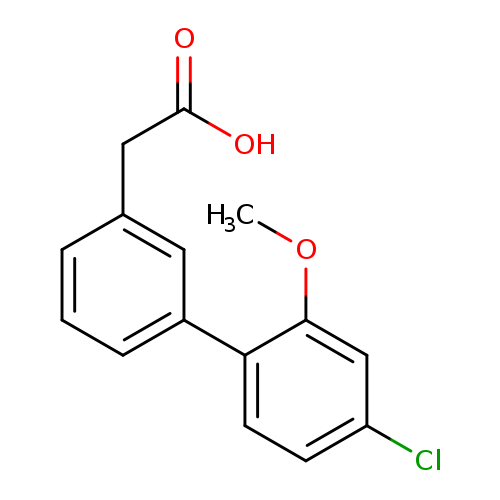 3-(4-Chloro-2-methoxyphenyl)phenylacetic acid