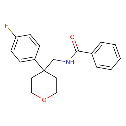 N-{[4-(4-fluorophenyl)oxan-4-yl]methyl}benzamide