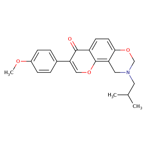 3-(4-methoxyphenyl)-9-(2-methylpropyl)-4H,8H,9H,10H-chromeno[8,7-e][1,3]oxazin-4-one