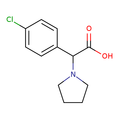 1-Pyrrolidineacetic acid, a-(4-chlorophenyl)-