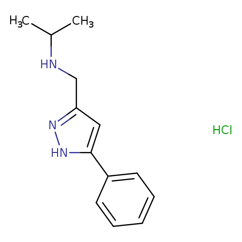 N-((5-Phenyl-1H-pyrazol-3-yl)methyl)propan-2-amine hydrochloride