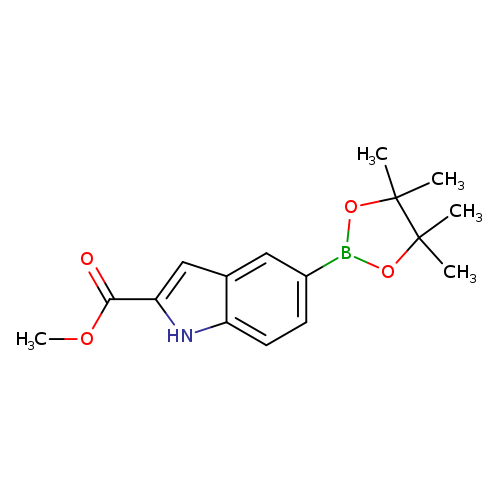 methyl 5-(4,4,5,5-tetramethyl-1,3,2-dioxaborolan-2-yl)-indole-2-carboxylate