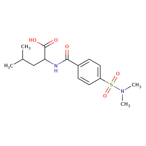 2-{[4-(dimethylsulfamoyl)phenyl]formamido}-4-methylpentanoic acid