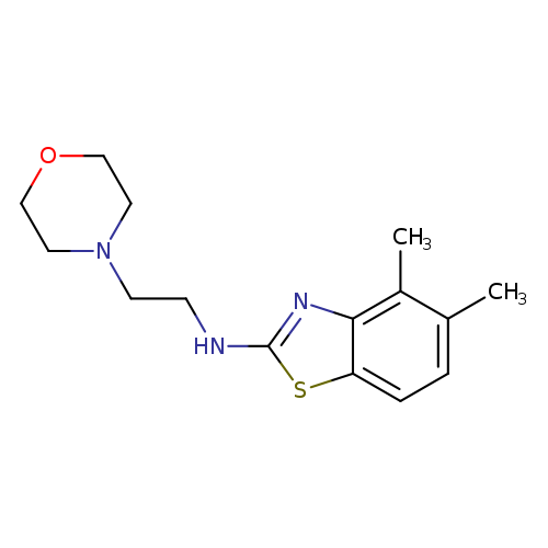 4,5-Dimethyl-n-(2-morpholin-4-ylethyl)-1,3-benzothiazol-2-amine
