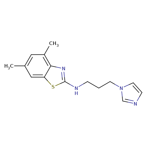 N-[3-(1H-Imidazol-1-yl)propyl]-4,6-dimethyl-1,3-benzothiazol-2-amine