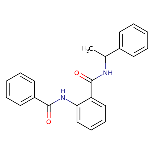 2-(benzoylamino)-N-(1-phenylethyl)benzamide
