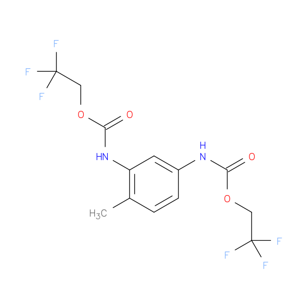 2,2,2-Trifluoroethyl N-(4-methyl-3-{[(2,2,2-trifluoroethoxy)carbonyl]amino}phenyl)carbamate