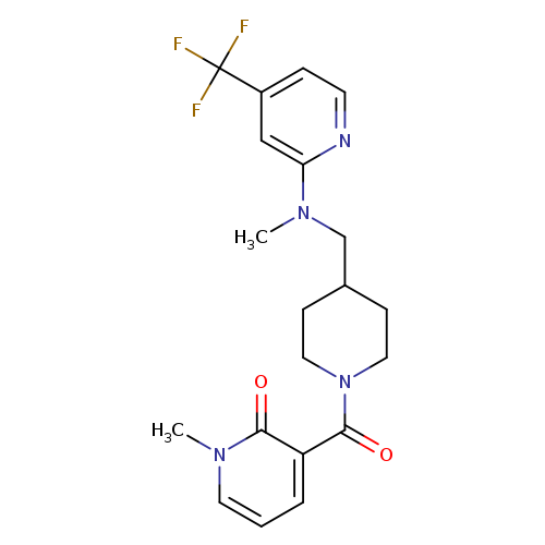 1-methyl-3-[4-({methyl[4-(trifluoromethyl)pyridin-2-yl]amino}methyl)piperidine-1-carbonyl]-1,2-dihydropyridin-2-one