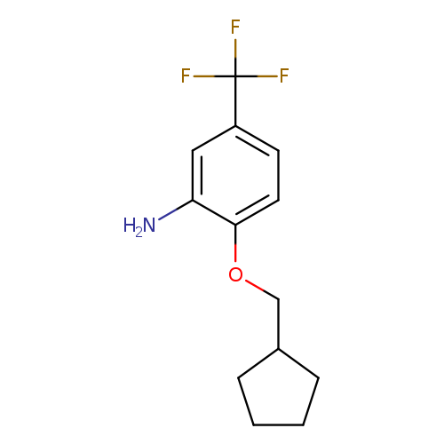 2-(Cyclopentylmethoxy)-5-(trifluoromethyl)aniline
