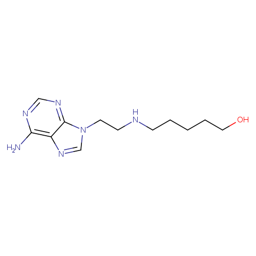 5-((2-(6-Amino-9H-purin-9-yl)ethyl)amino)pentan-1-ol