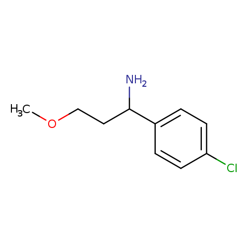 1-(4-Chlorophenyl)-3-methoxypropan-1-amine