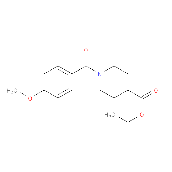 Ethyl 1-(4-methoxybenzoyl)-4-piperidinecarboxylate