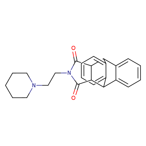 17-[2-(piperidin-1-yl)ethyl]-17-azapentacyclo[6.6.5.0^{2,7}.0^{9,14}.0^{15,19}]nonadeca-2,4,6,9(14),10,12-hexaene-16,18-dione