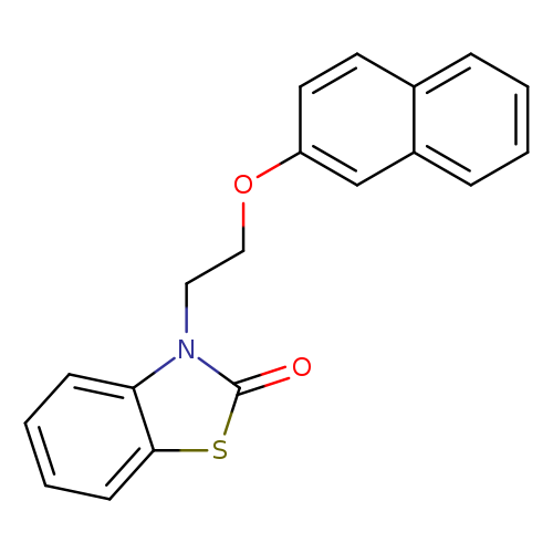 3-[2-(naphthalen-2-yloxy)ethyl]-2,3-dihydro-1,3-benzothiazol-2-one