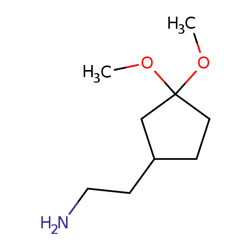 2-(3,3-dimethoxycyclopentyl)ethan-1-amine