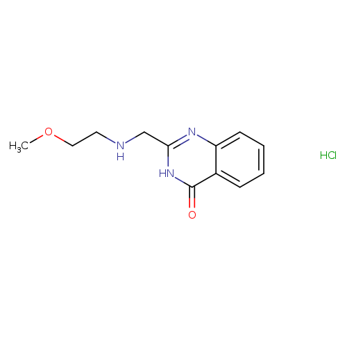 2-{[(2-methoxyethyl)amino]methyl}-3,4-dihydroquinazolin-4-one hydrochloride