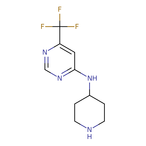 N-(piperidin-4-yl)-6-(trifluoromethyl)pyrimidin-4-amine