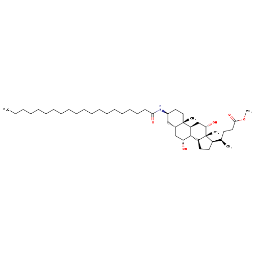 Methyl(3β,5β,7α,12α)-7,12-Dihydroxy-3-[(1-oxoeicosyl)amino]-cholan-24-oicAcidEster