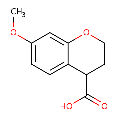 7-methoxy-3,4-dihydro-2H-1-benzopyran-4-carboxylic acid