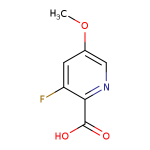 2-Pyridinecarboxylic acid, 3-fluoro-5-methoxy-