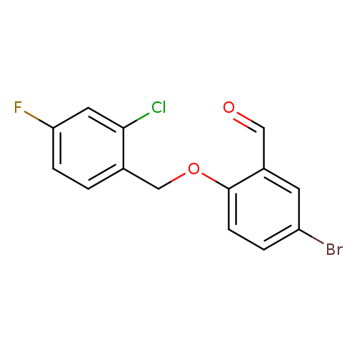 5-Bromo-2-[(2-chloro-4-fluorobenzyl)oxy]benzaldehyde