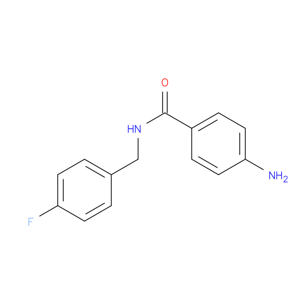 4-amino-N-[(4-fluorophenyl)methyl]benzamide