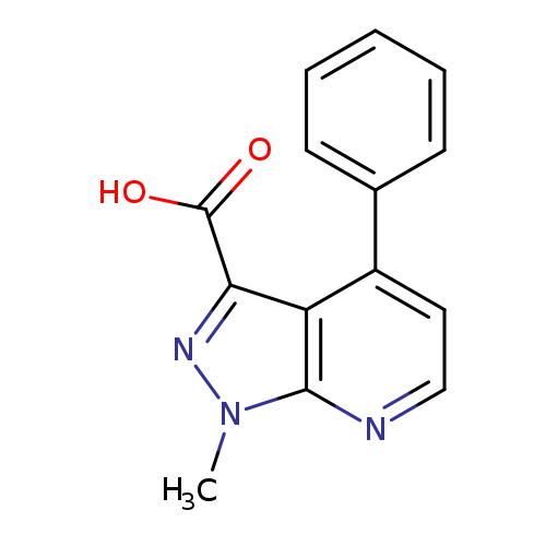 1-methyl-4-phenyl-1H-pyrazolo[3,4-b]pyridine-3-carboxylic acid