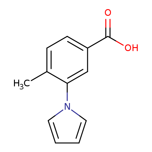 Benzoic acid, 4-methyl-3-(1H-pyrrol-1-yl)- (9CI)