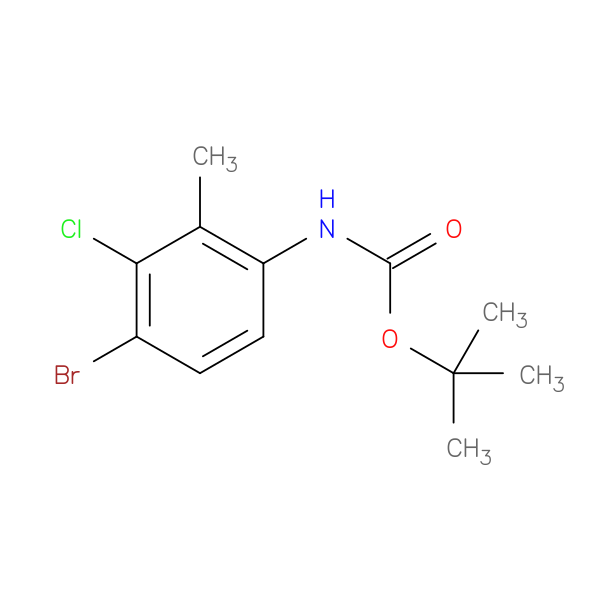 tert-butyl N-(4-bromo-3-chloro-2-methylphenyl)carbamate