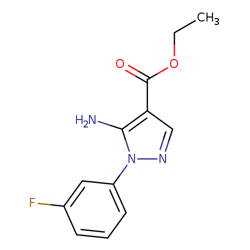 1H-Pyrazole-4-carboxylic acid, 5-amino-1-(3-fluorophenyl)-, ethyl ester