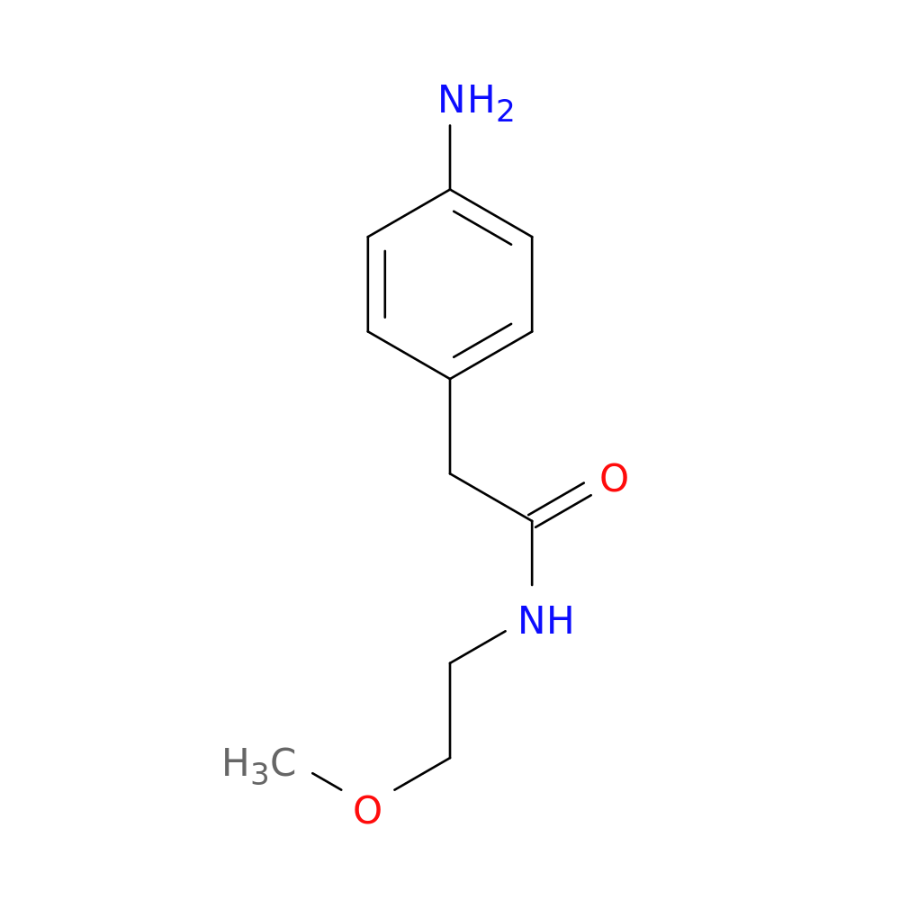 2-(4-aminophenyl)-N-(2-methoxyethyl)acetamide