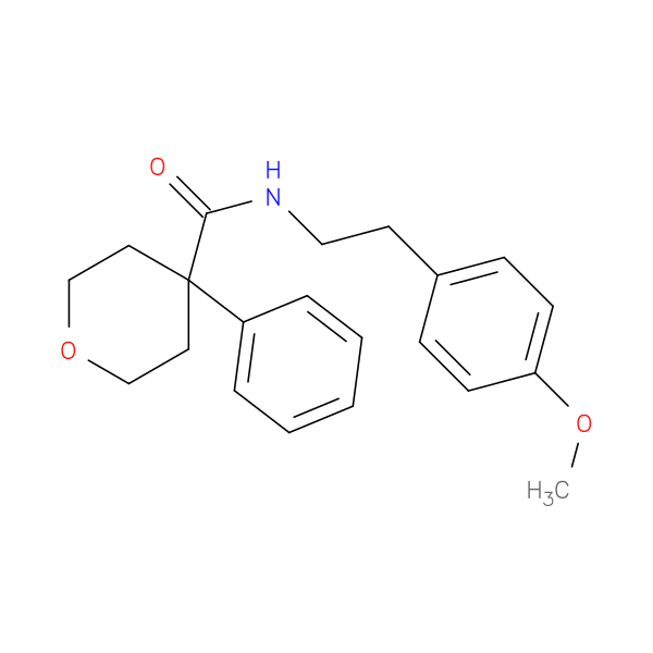 N-[2-(4-methoxyphenyl)ethyl]-4-phenyloxane-4-carboxamide