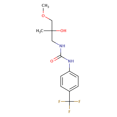 3-(2-hydroxy-3-methoxy-2-methylpropyl)-1-[4-(trifluoromethyl)phenyl]urea