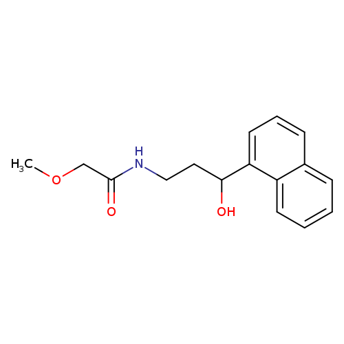 N-[3-hydroxy-3-(naphthalen-1-yl)propyl]-2-methoxyacetamide